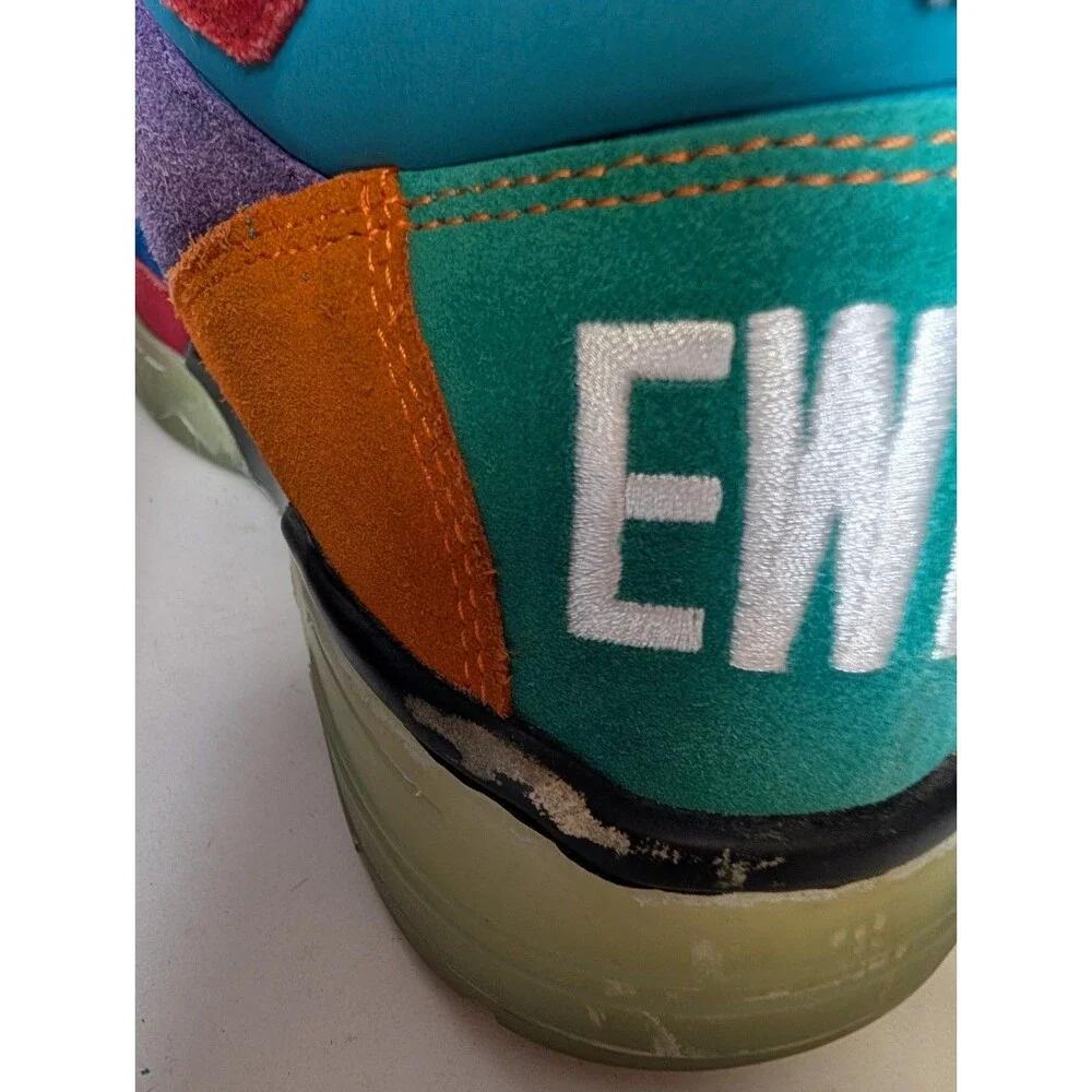 Patrick Ewing Athletics Remix Shoes 33 Hi Red Blue Gold Size 12 Limited Edition